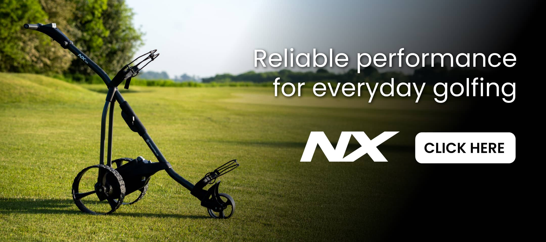 PowerBug NX electric golf trolley 36 hole