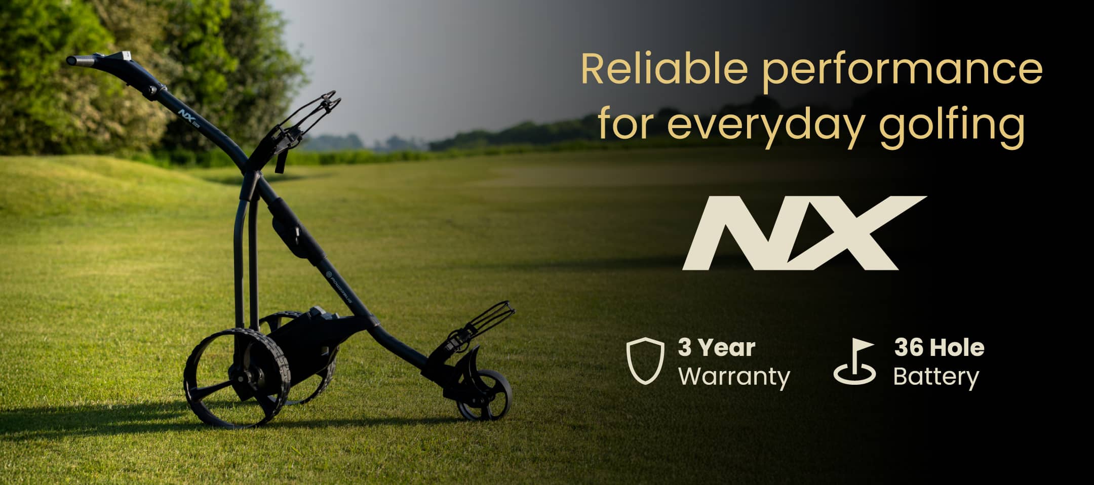 PowerBug NX the best value electric golf trolley