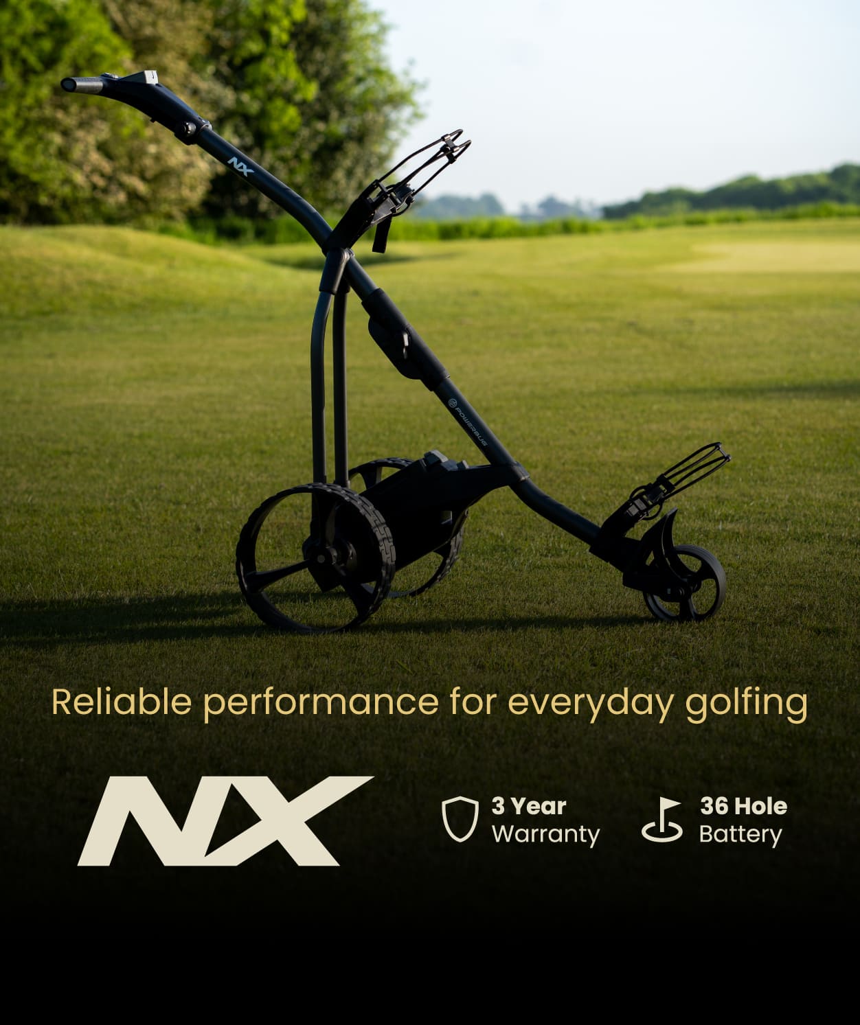 PowerBug NX electric golf trolley