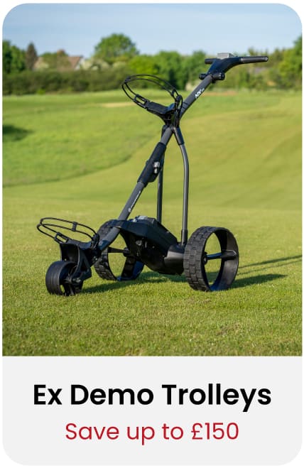 PowerBug ex demo pre owned electric golf trolley